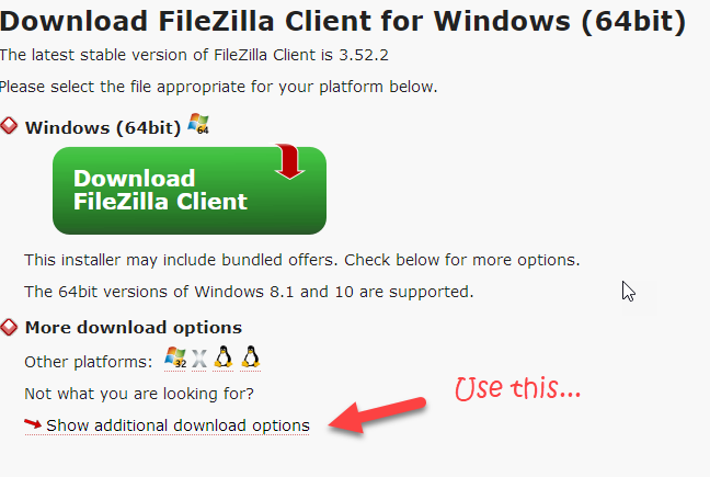 Download FileZilla