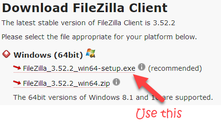 FileZilla - the REAL link